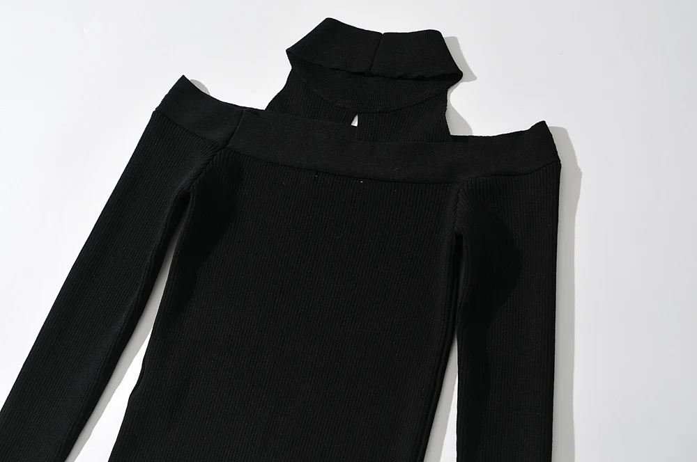Blush Spandex Upper Arm Cutout Wrap Sweater