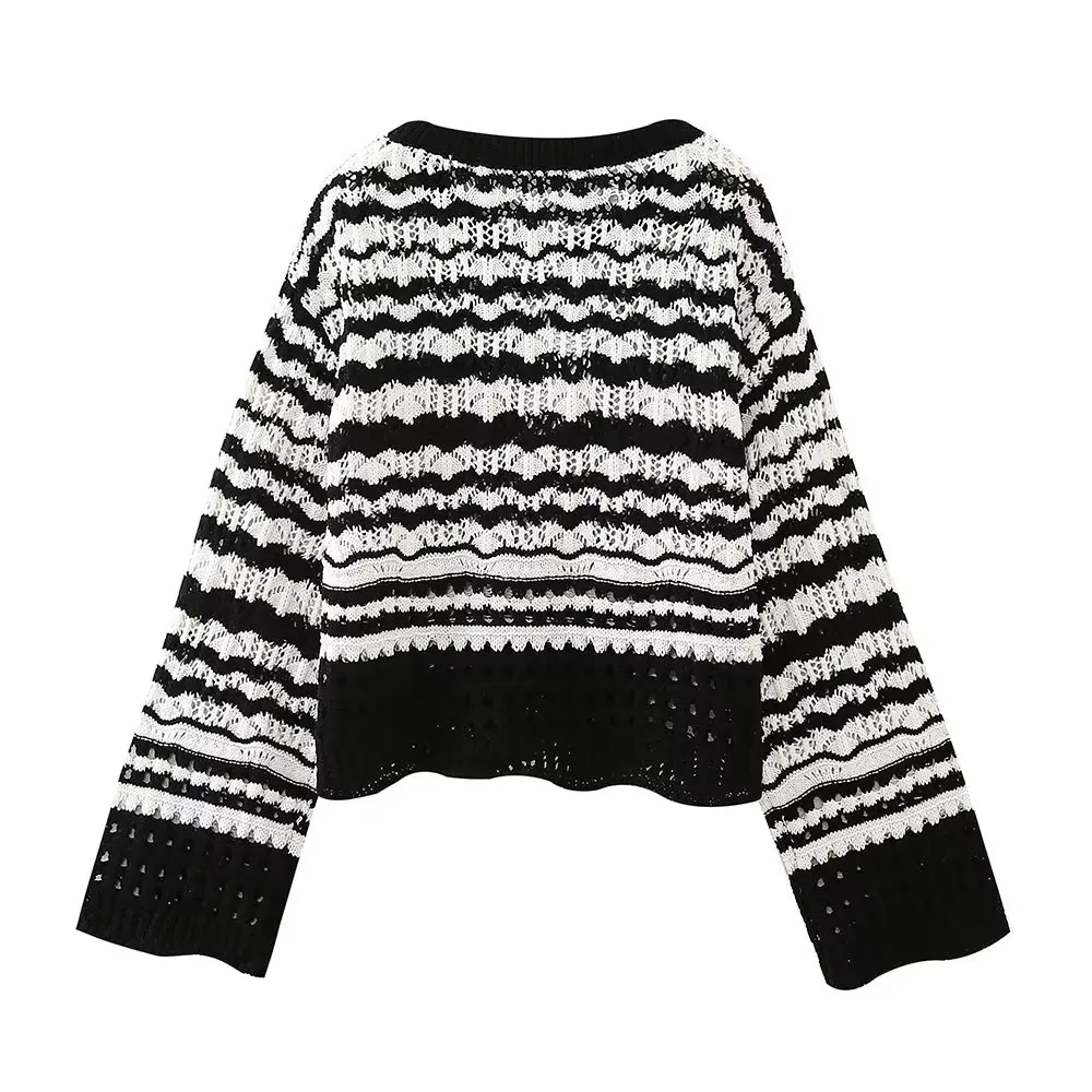 Ladies Polyester Cutout Short Pullover