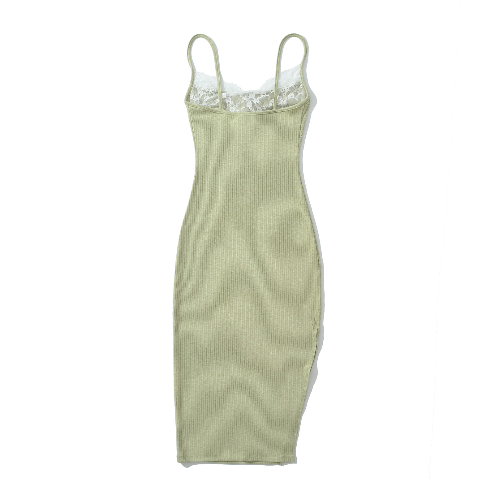 Sexy Lace Splicing Strapless Bodycon Dress