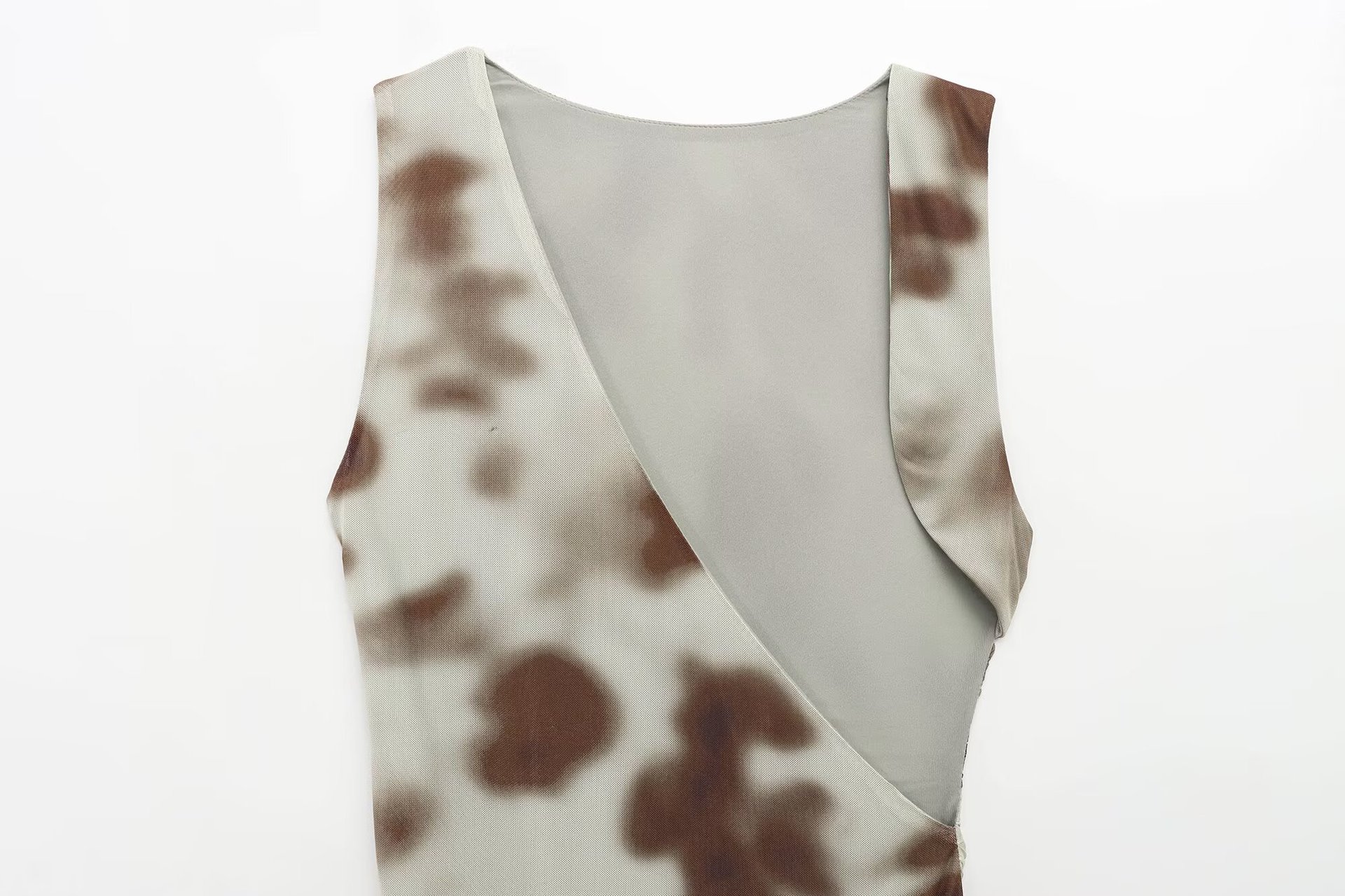 Women's Clothing Pleated Printed Dress