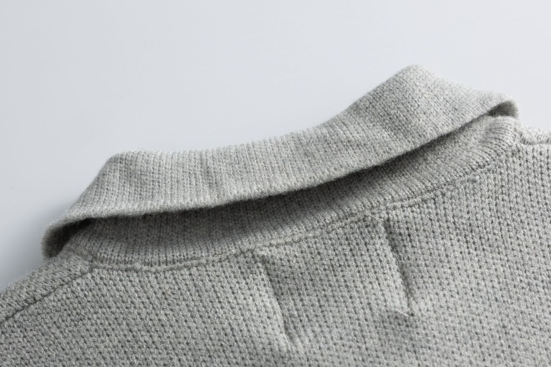 Oversized Long Sleeve American Notch Neck Sweatshirt