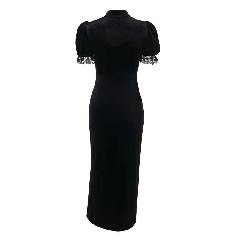 Stand Collar Bodycon Streetwear Dress