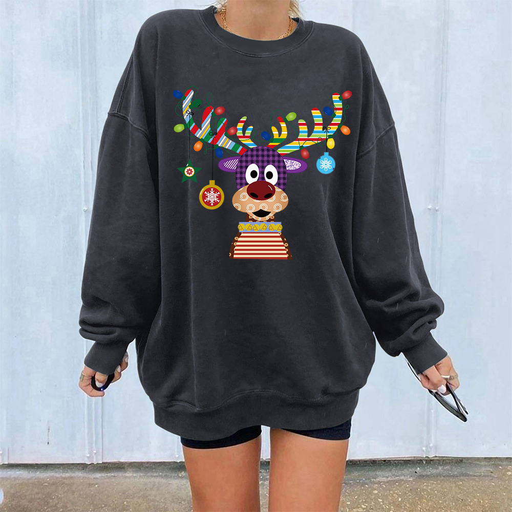 Loose Fit 3D Pattern Hoodie