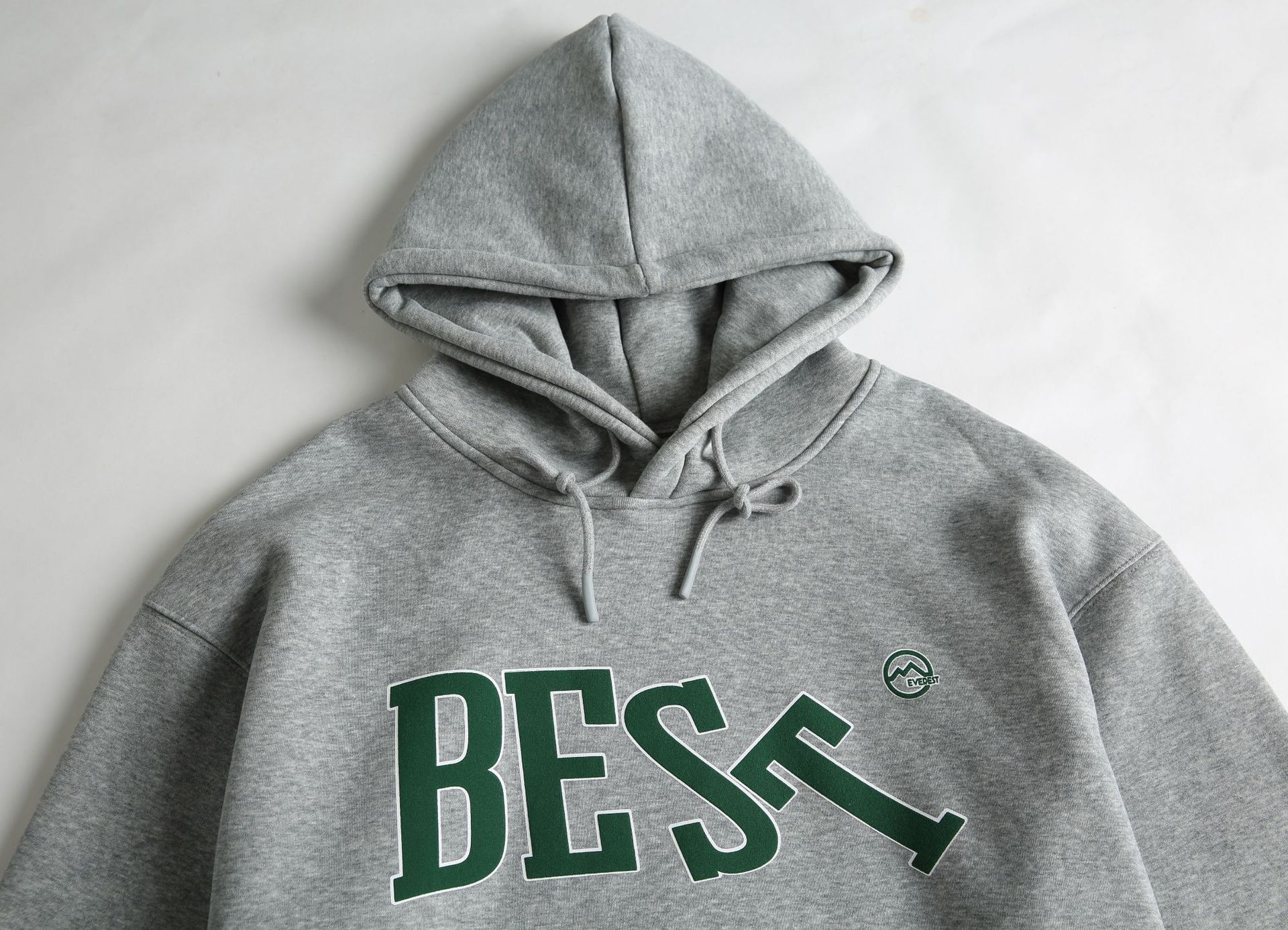 Loose Fit Cotton Blend Hood Graphic Sweatshirt