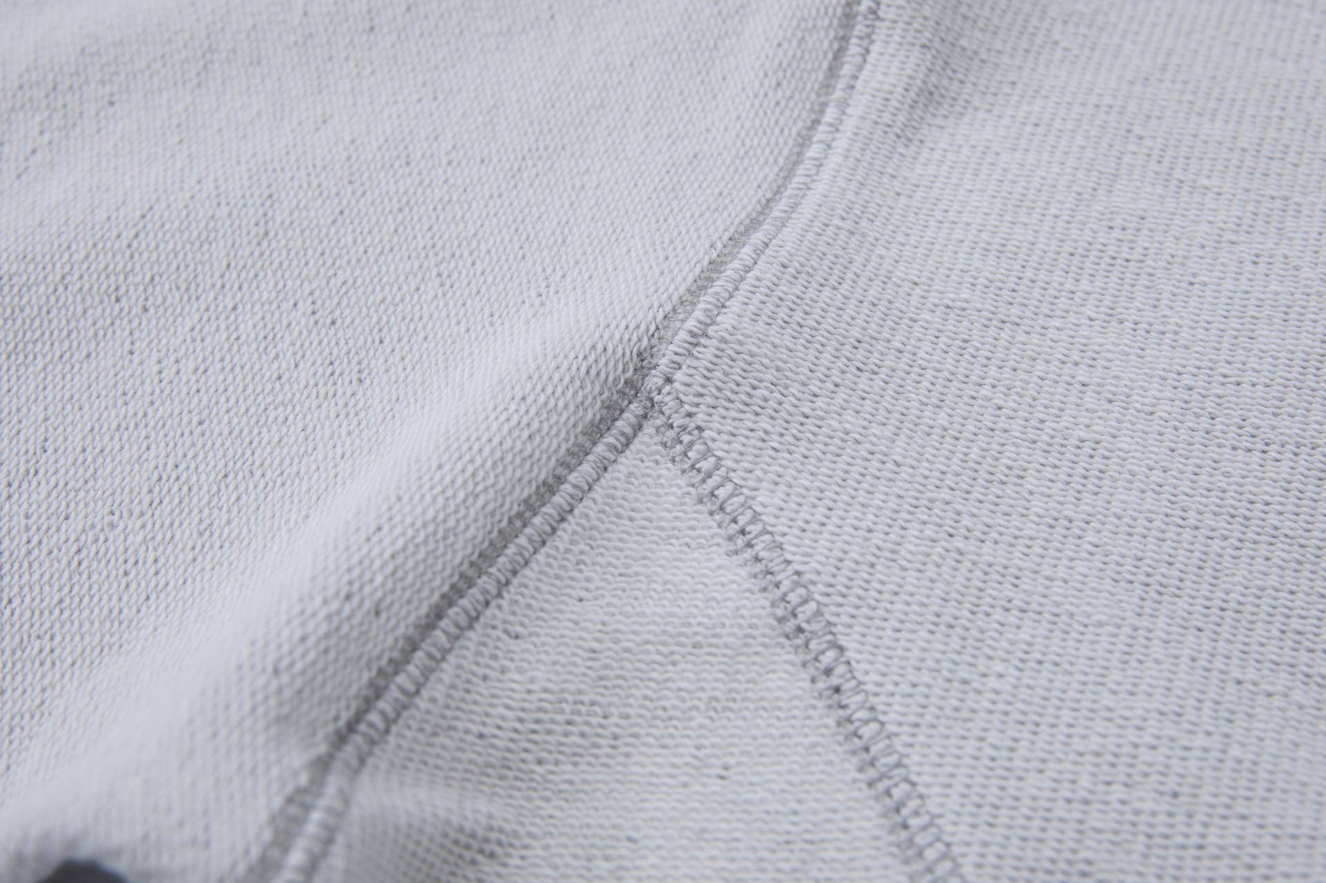 Oversized Contrast Panel Inverted Cotton Blend Graphic Hoodie