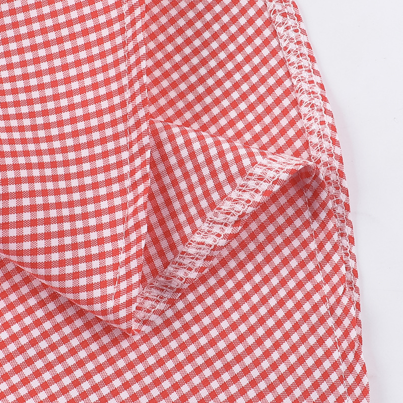 Flirty Checked Halter