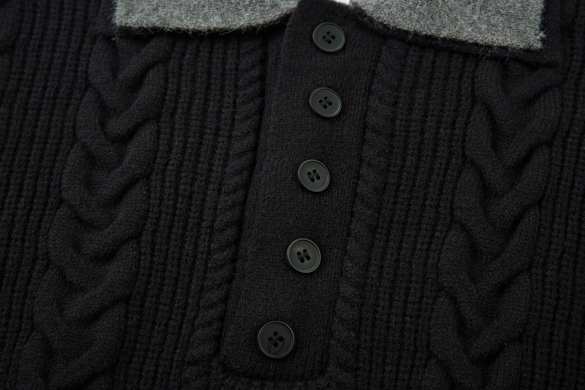 Twist Fried Dough Twists Two Pieces of Warm Knit Men