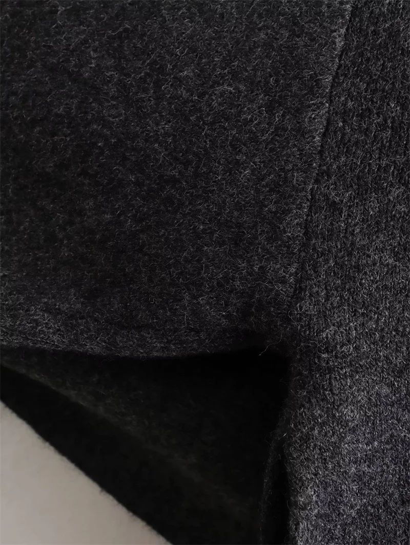 Ladies Polyester Shawl Neck Capelet Coat
