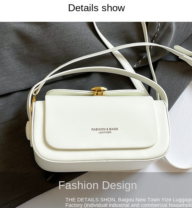Fashionable Trendy Elegant Small Square Bag Shoulder Crossbody Bag Literary Simple Handbag Luxury Retro Box Bag Wholesale
