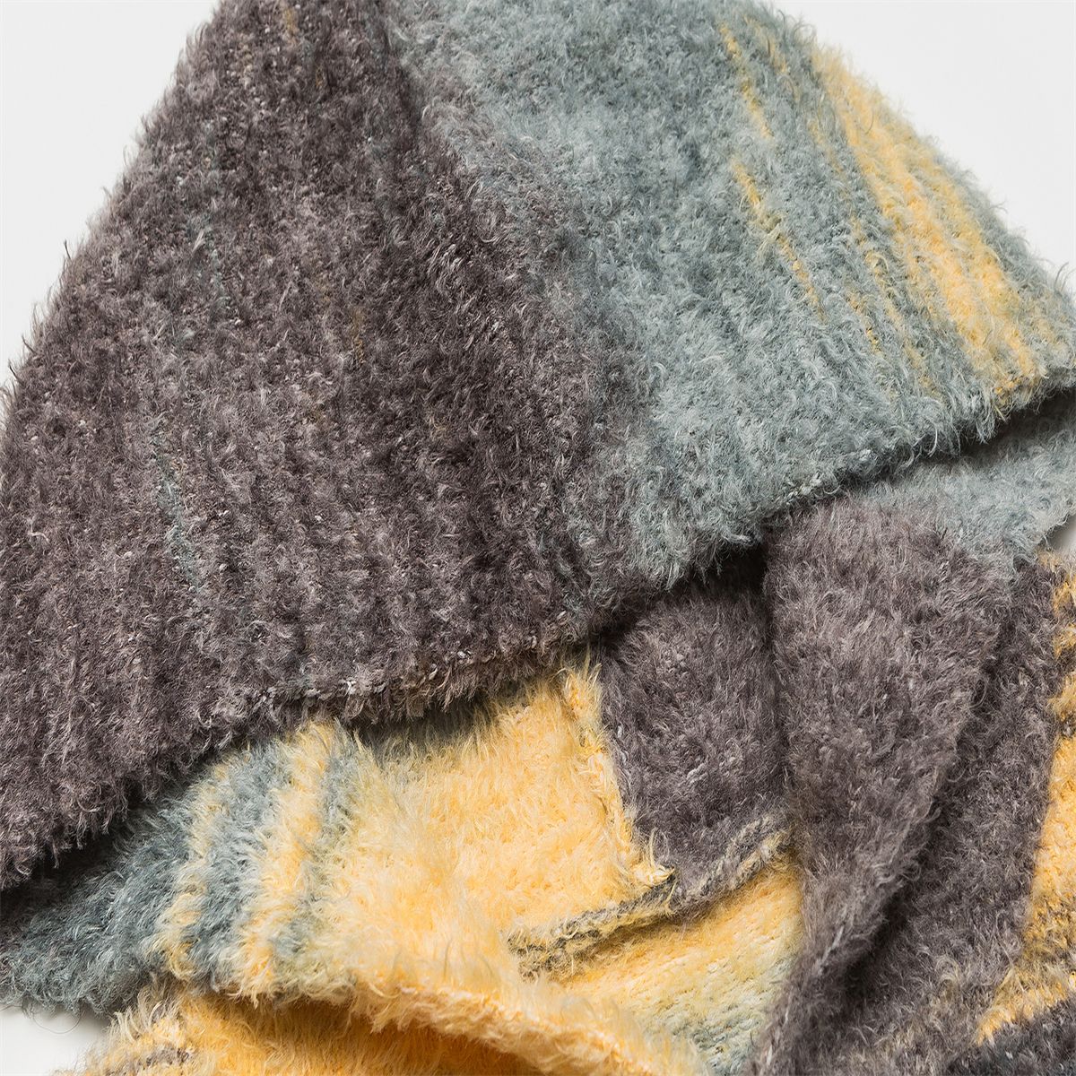 Japanese Workwear Color Block Oversized Sweater