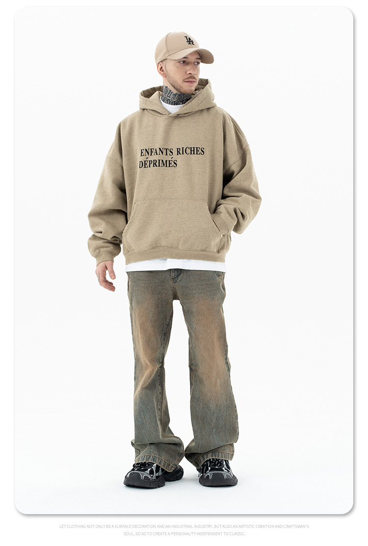 Faded Ombre Cotton Hoodie