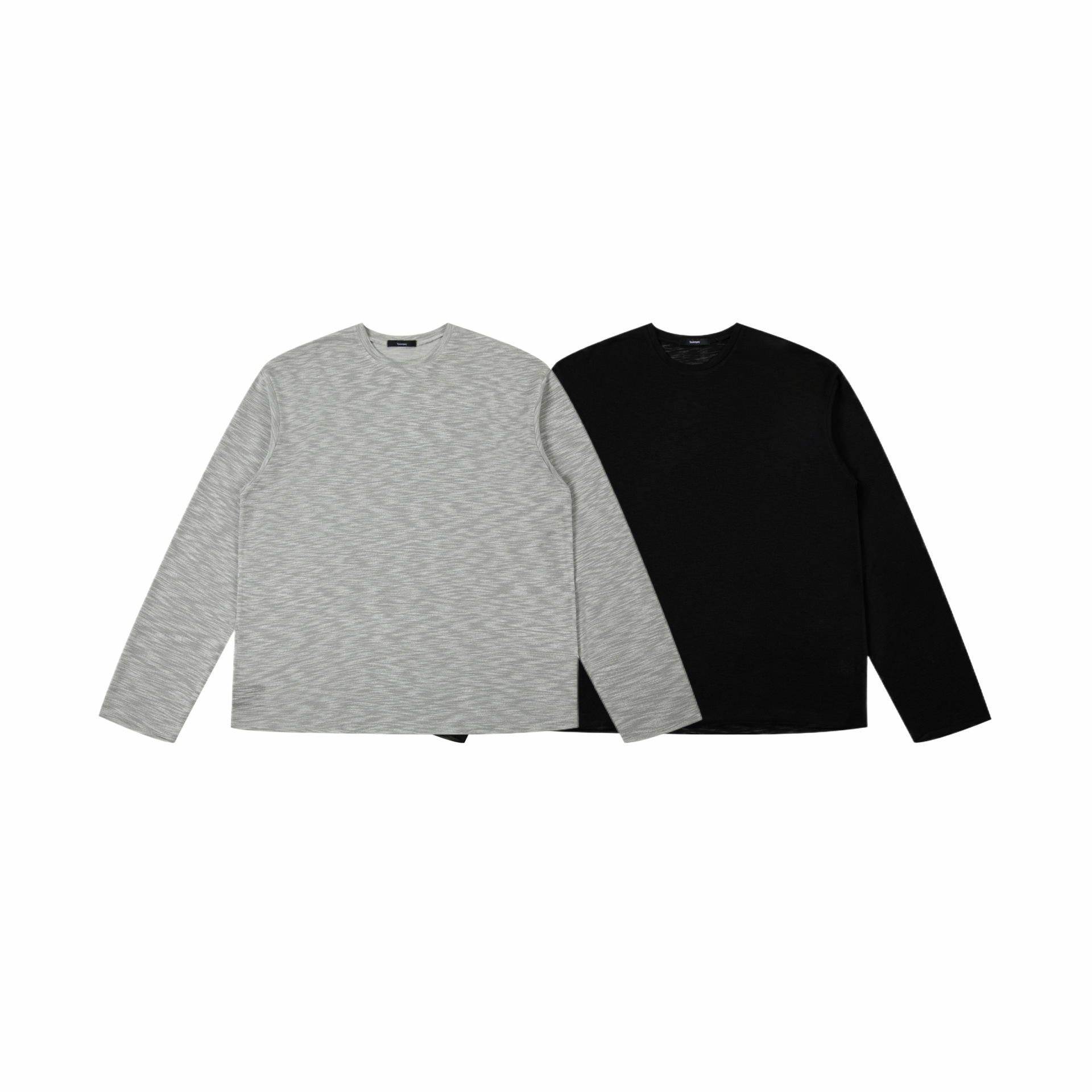 Plain Cotton Blend Wrist Length Tee