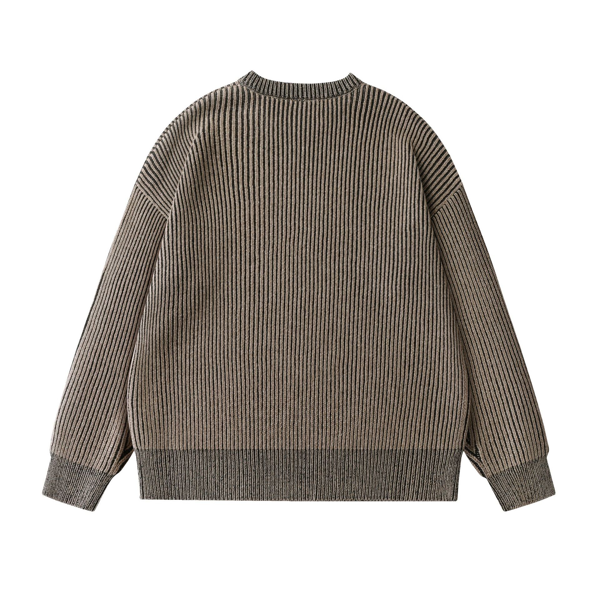 Vintage Washed Slouchy Cotton Blend Sweater