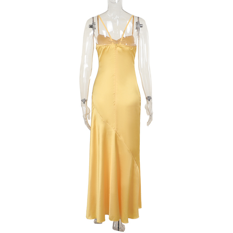Fluid Open Hem Maxi Dress