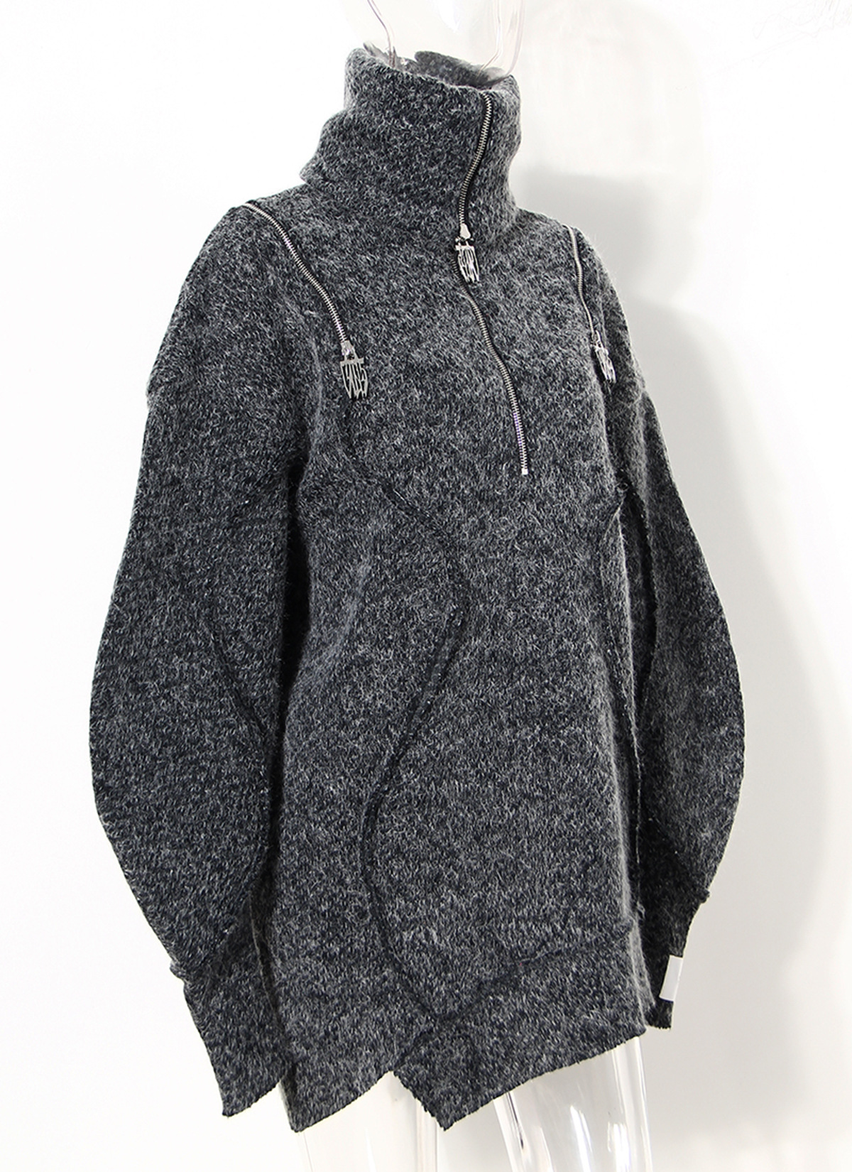 Hedging Oversized High Neck Sweater
