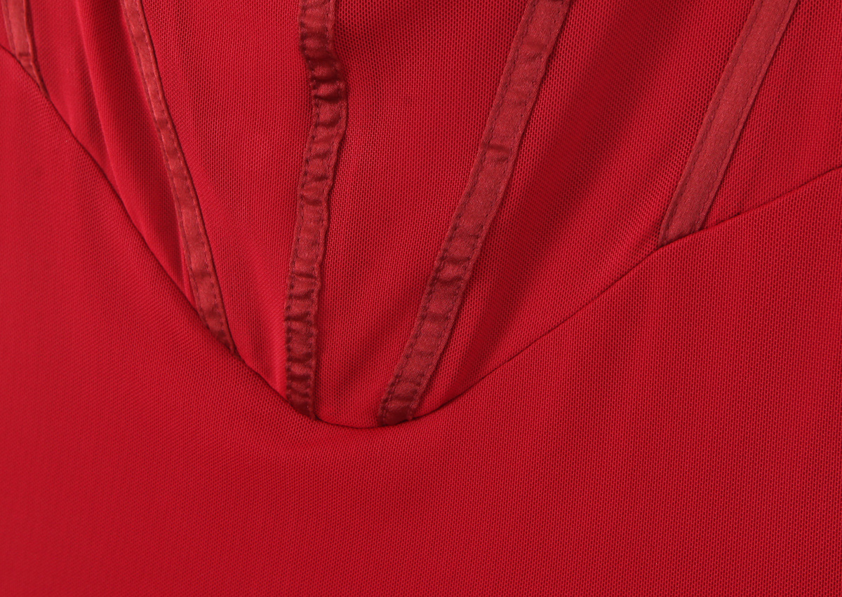 Slim fit long camisole dress
