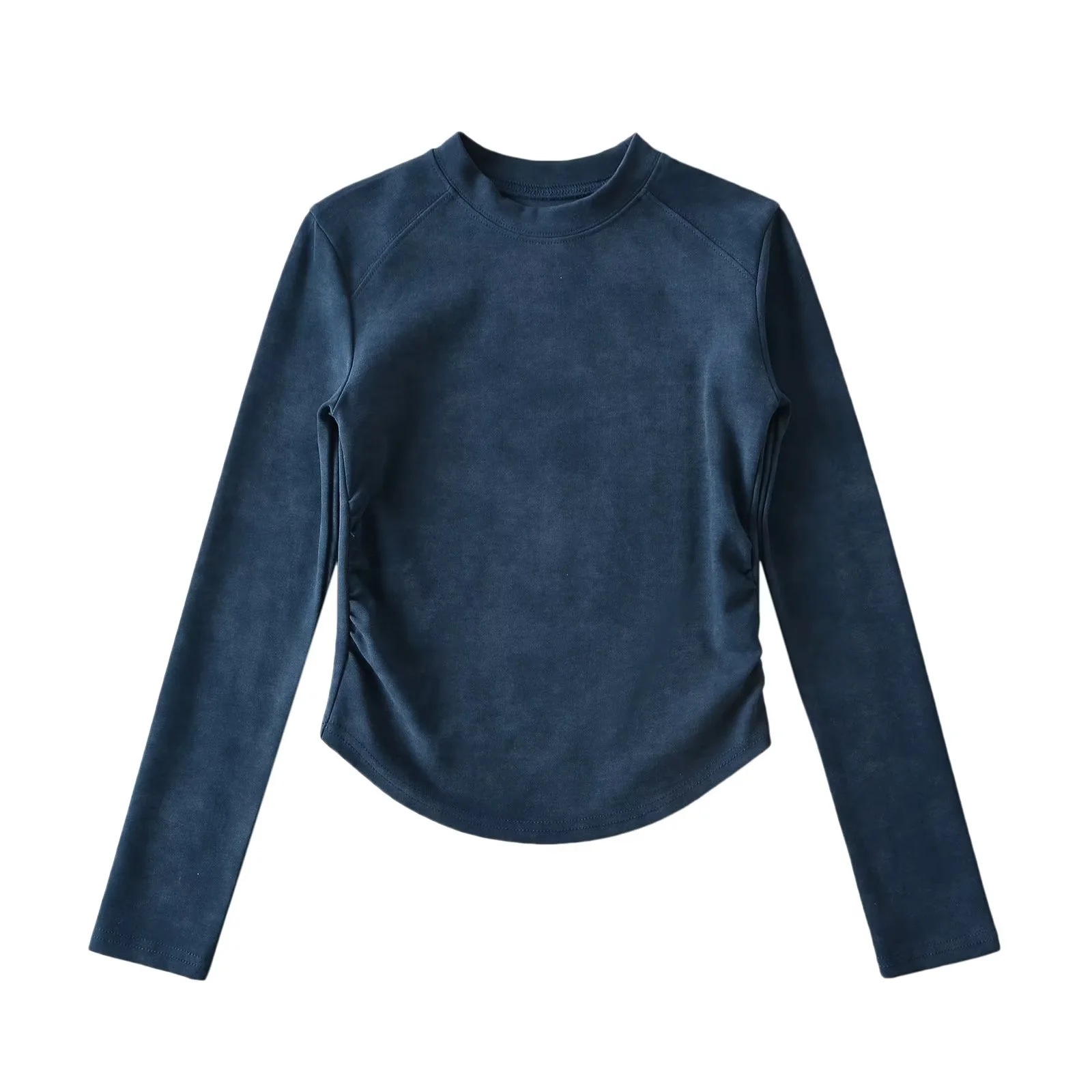 Playful Ladies Full Sleeve Cotton Crewneck Spiral Tee