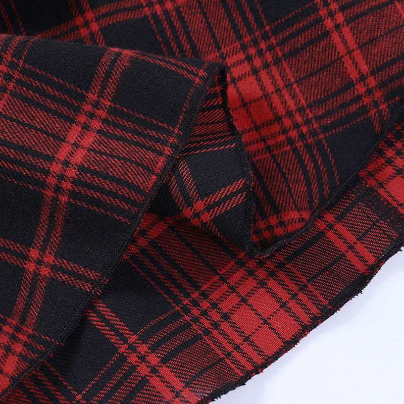Urban Asymmetric Checkered Tube Dress