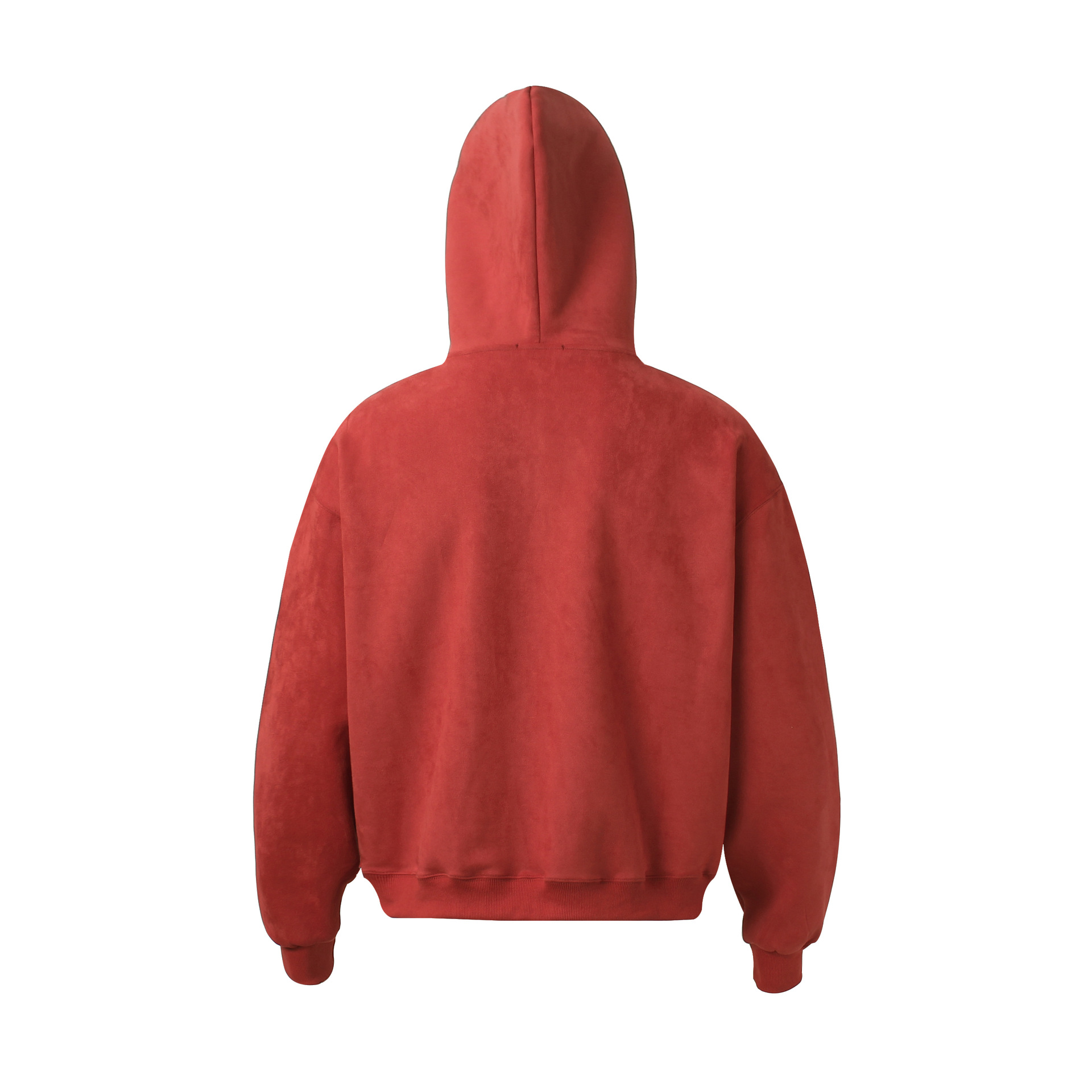 Streetwear Men Oversized Cropped Patterned Hood Zip Sweatshirt