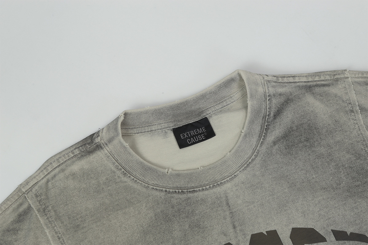 Wash and make two fake color blocked hoodies for men