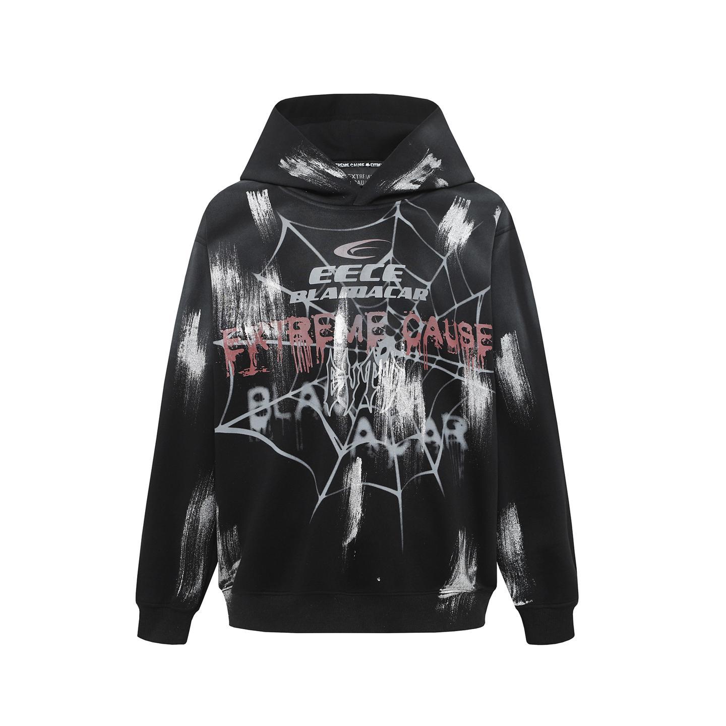 Brushstroke Street Art Arachnid Hoodie