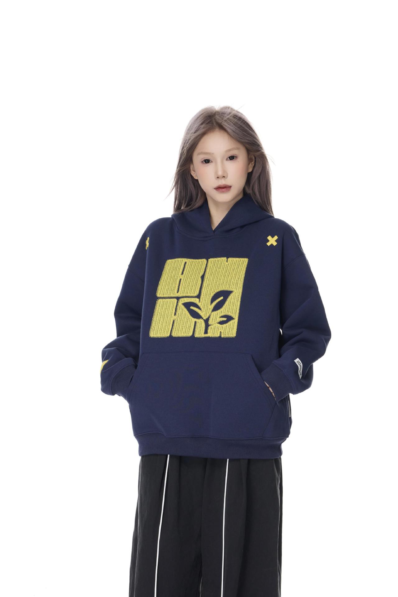 Cruciform Cotton Hoodie