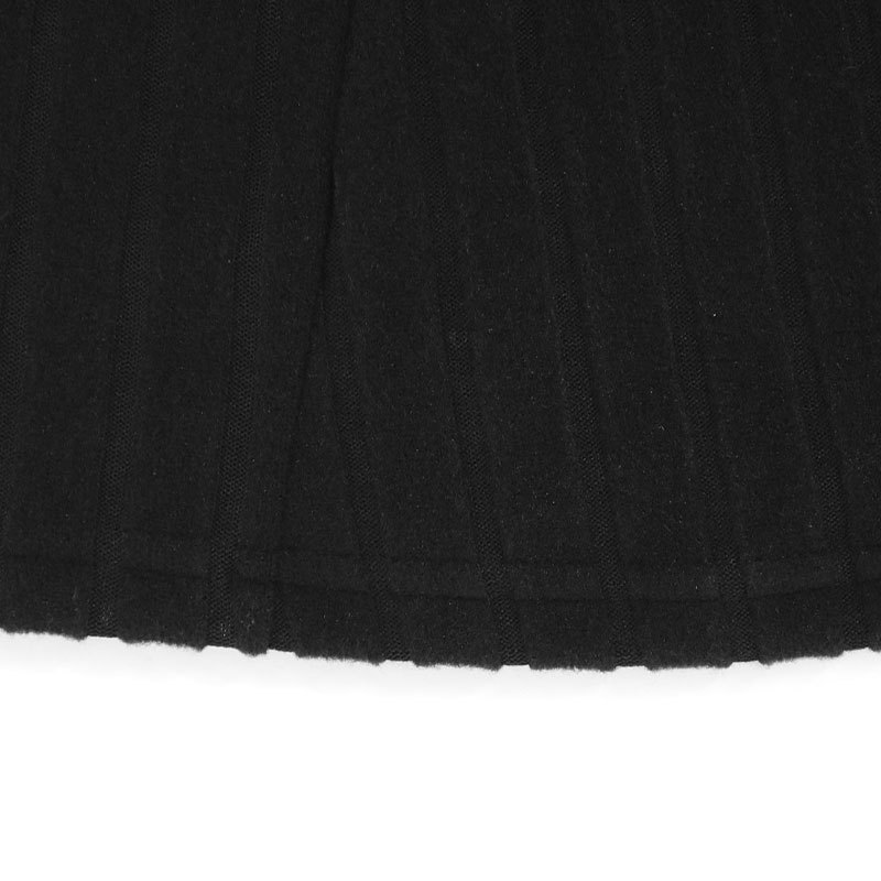 Ladies U-Neck Fitted Barred Dress