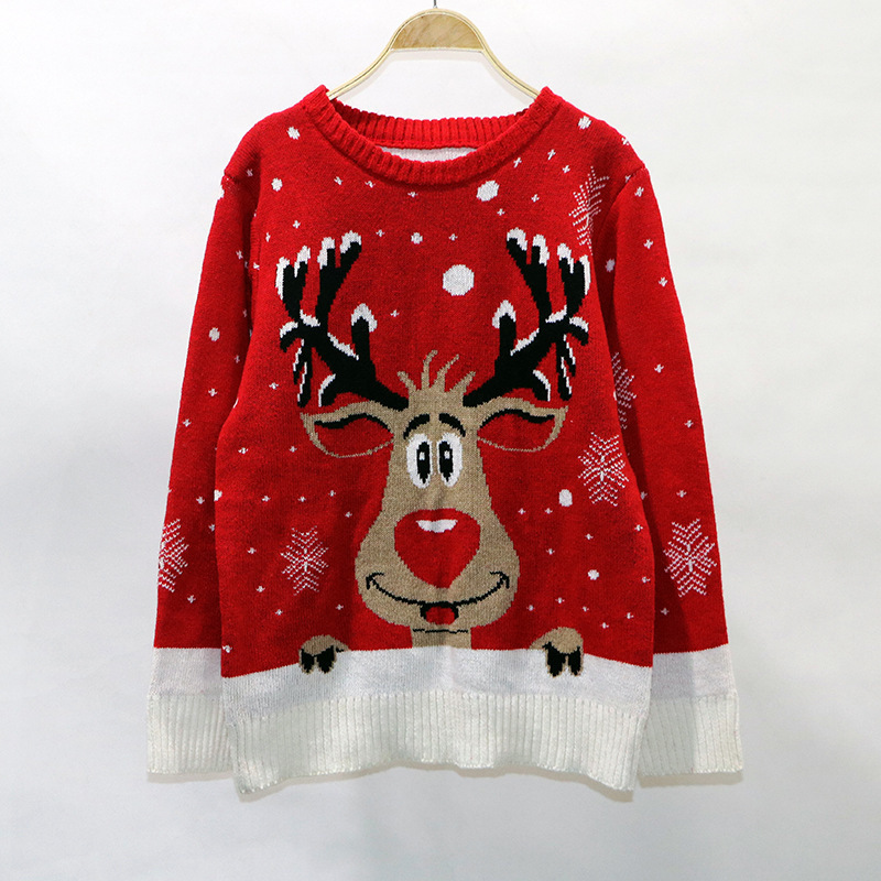 Ladies Reindeer Wool Sweater