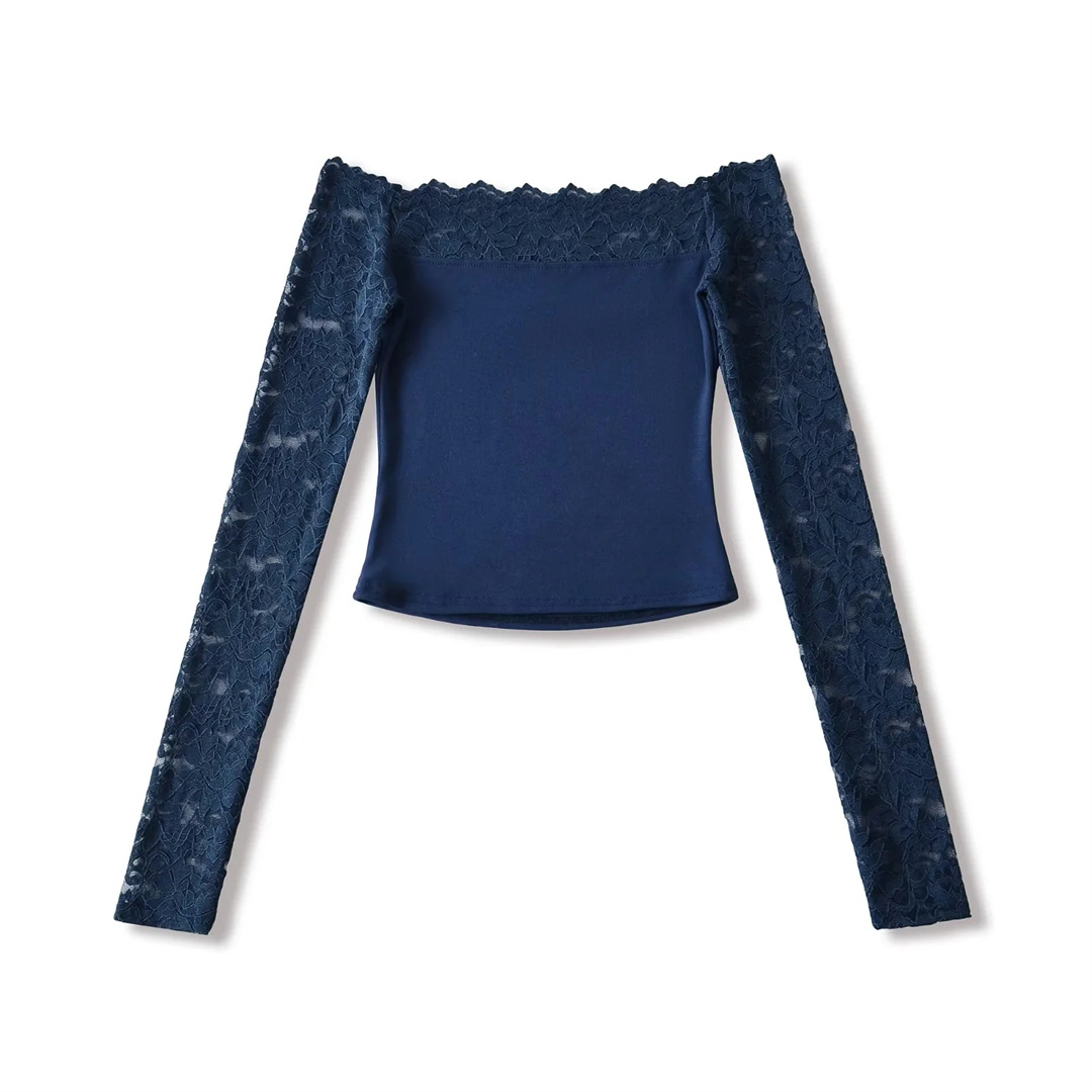 Private Celebrity Single-Strap Slim Fit Cropped T-Shirt