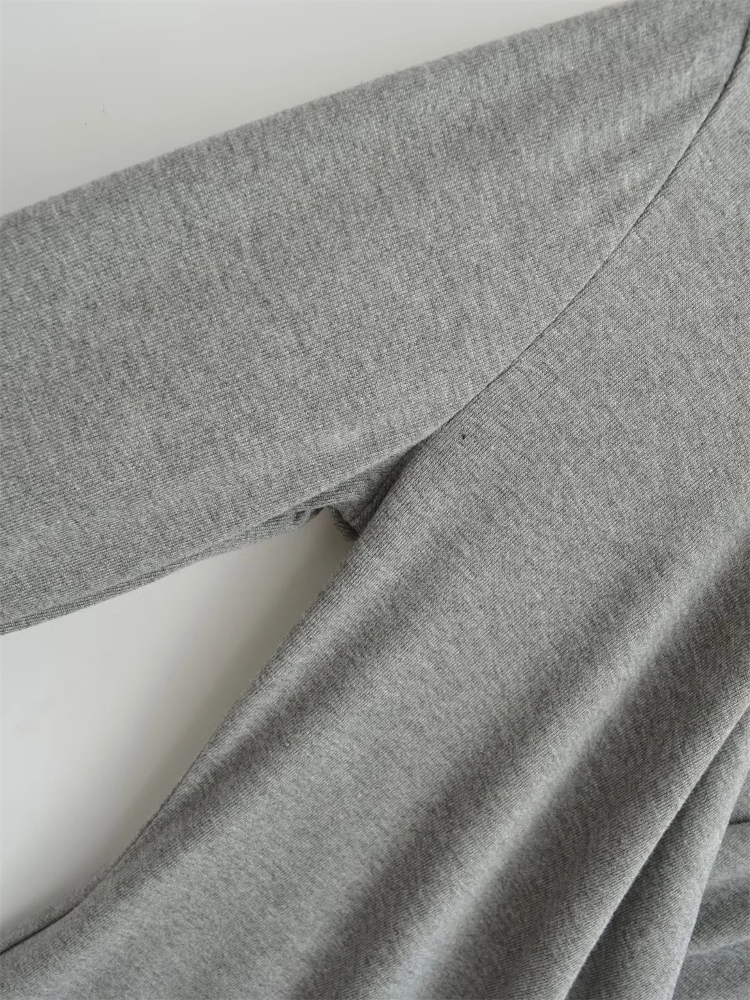 Ladies Plunge Crisscross Full-Sleeved Slim Fit Tee