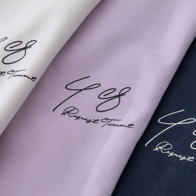 Oversized Monogram Full-Sleeved Cotton T-Shirt