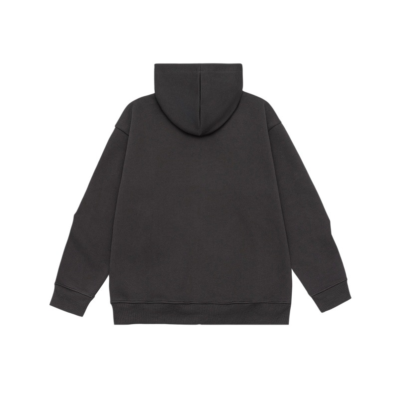 Streetwear Relaxed Zipper Hoodie