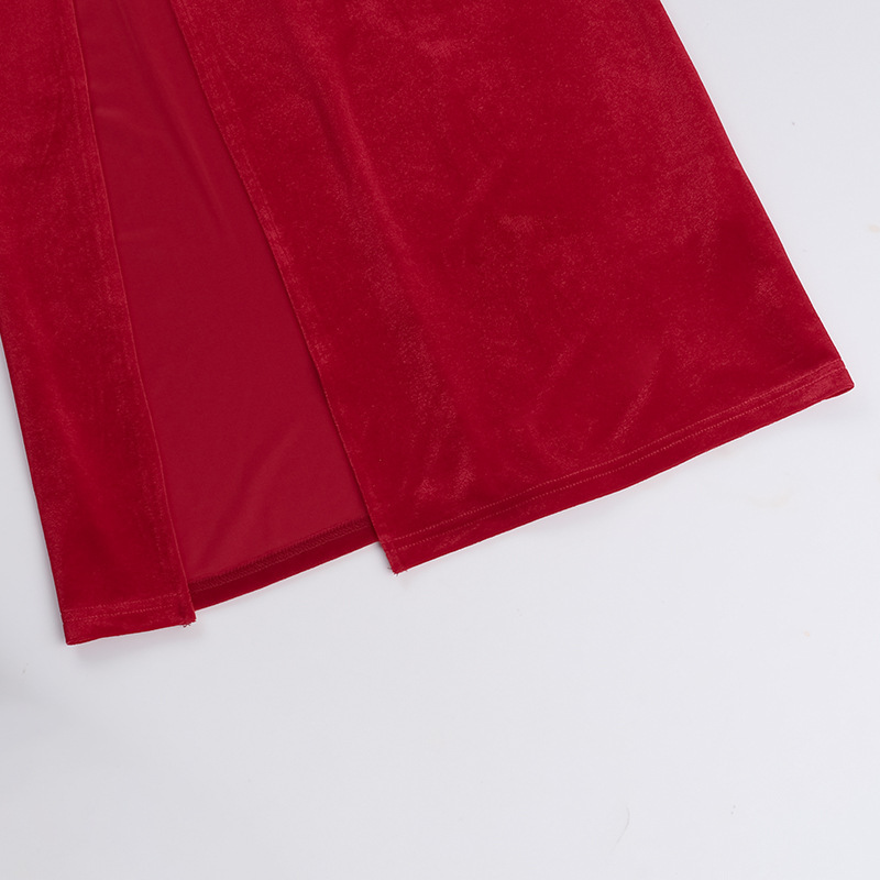 Bodycon Maxi Dress with Side Split