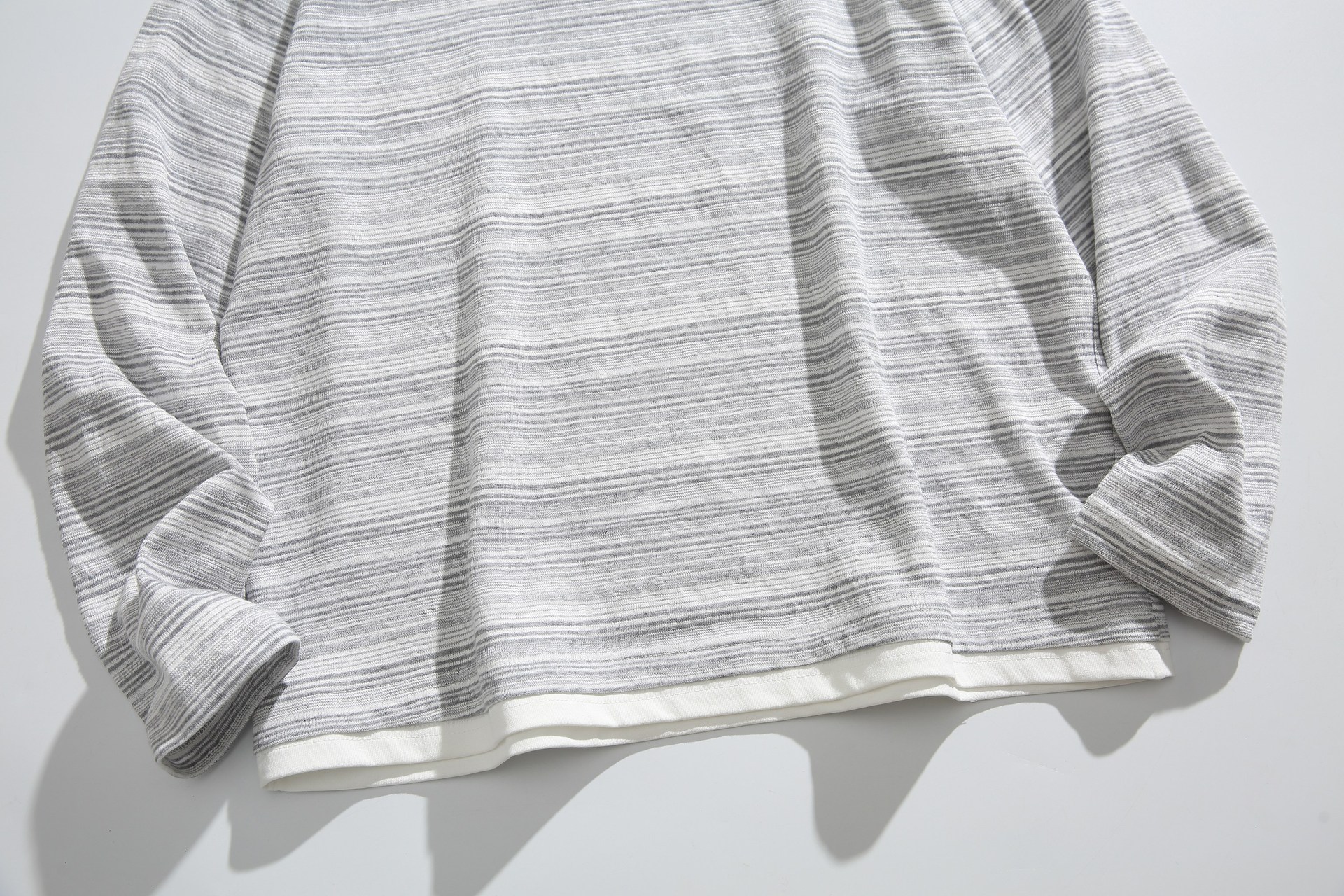 Split Hem Relaxed Neutral Hoodie