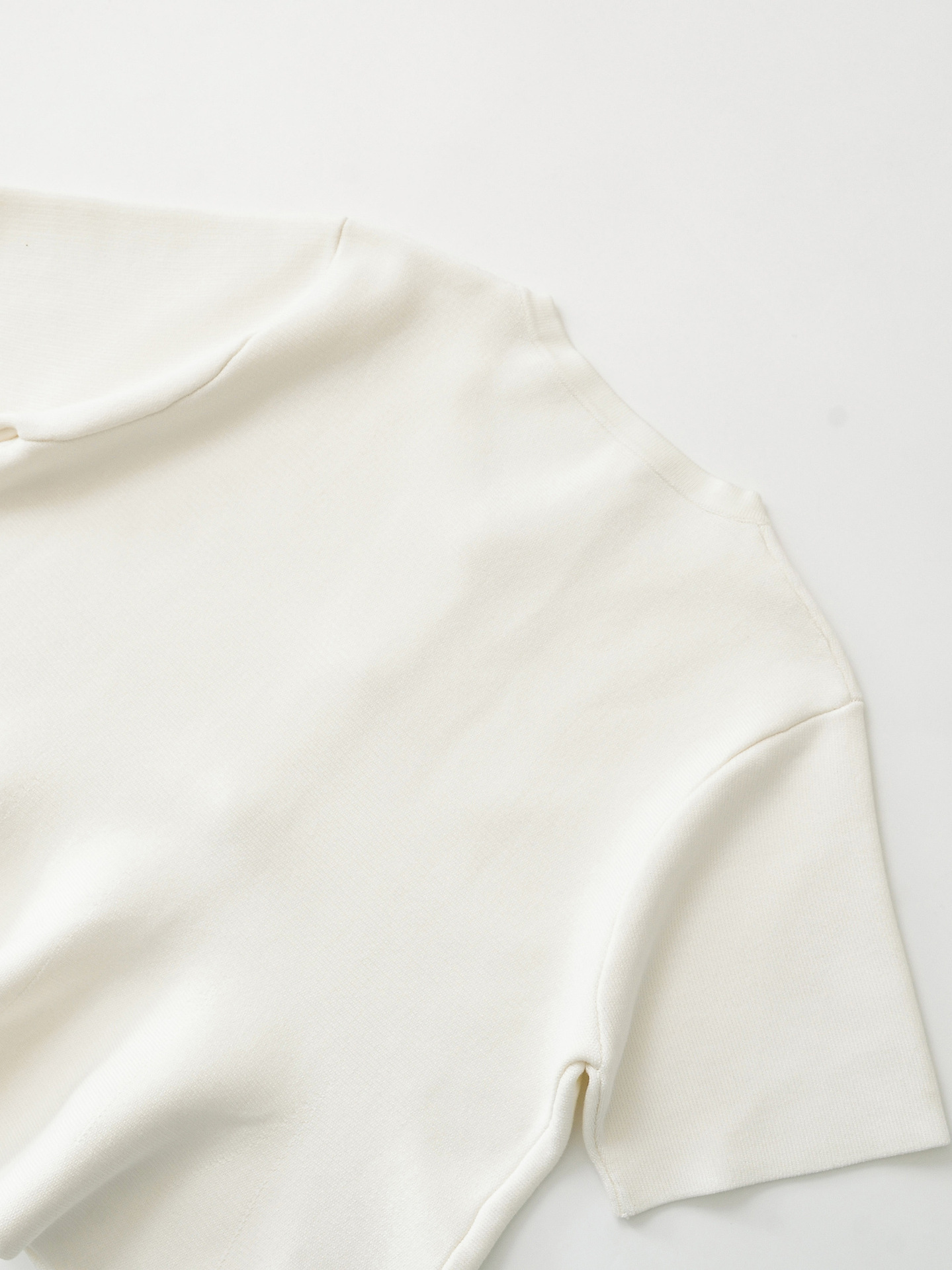 Half Sleeve Solid Swing Sweater