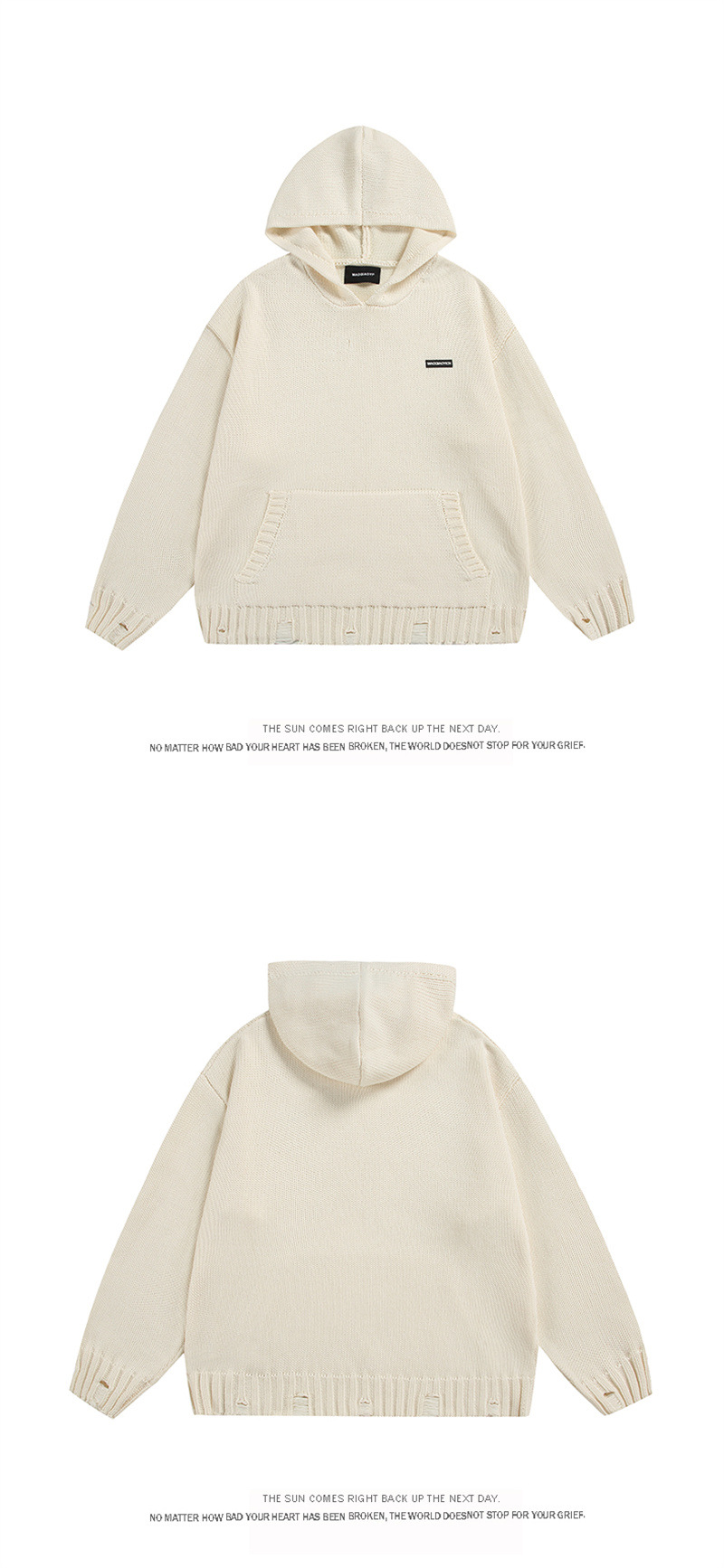 Japanese Workwear Hood Sweater