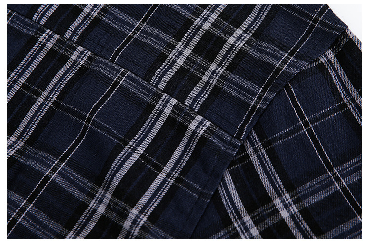 Loose Fit Checked Hood Shirt