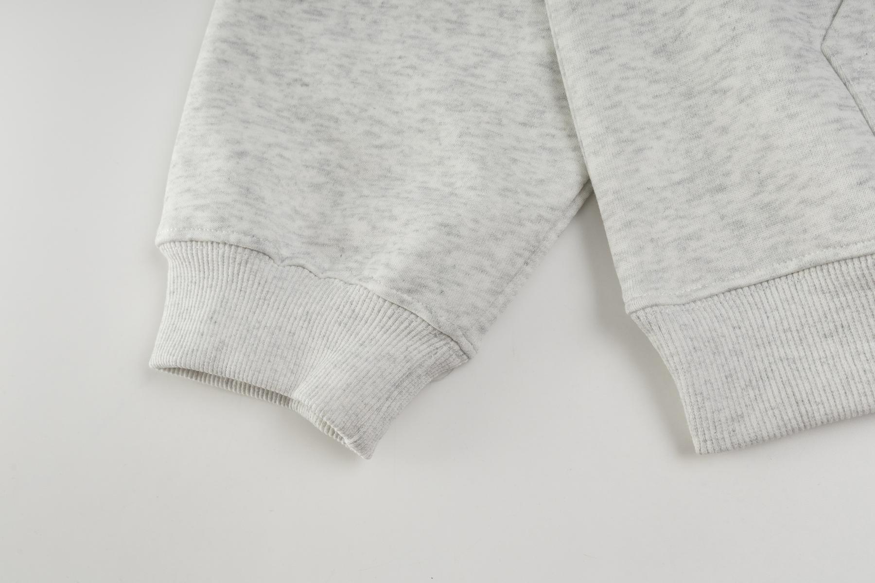 Oxygen Cotton Milk Silk Alphabet Print Hoodie