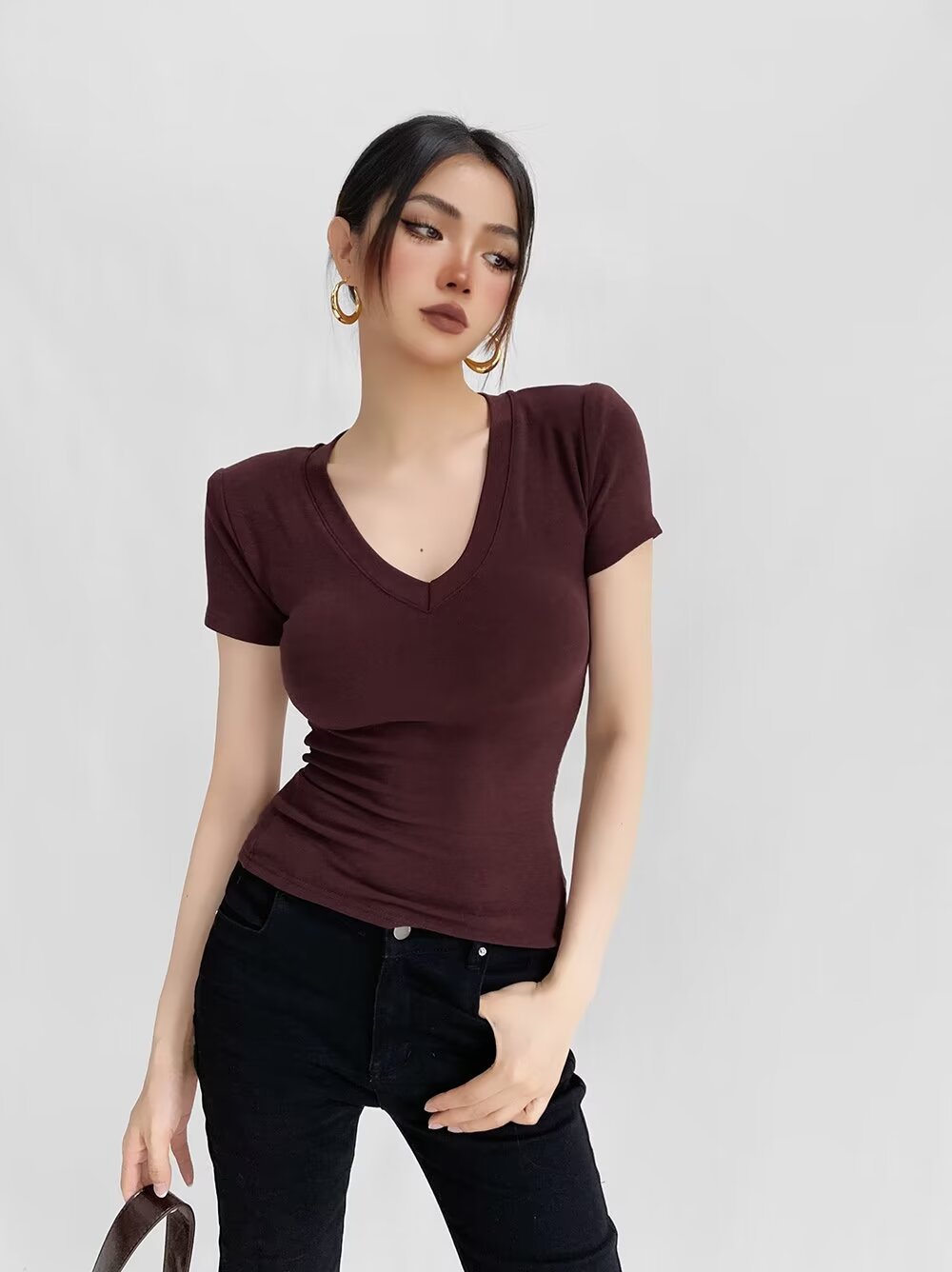 Tailored Padded Half-Sleeve T-Shirt