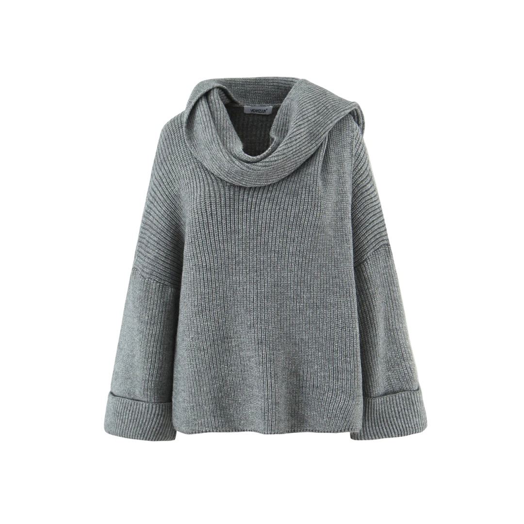 Ladies Korean Japanese Oversized Cozy Knit Cardigan