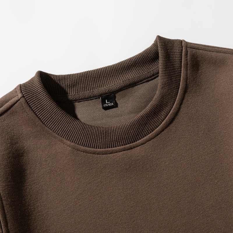 Man's Relaxed Cotton Letter Hoodie