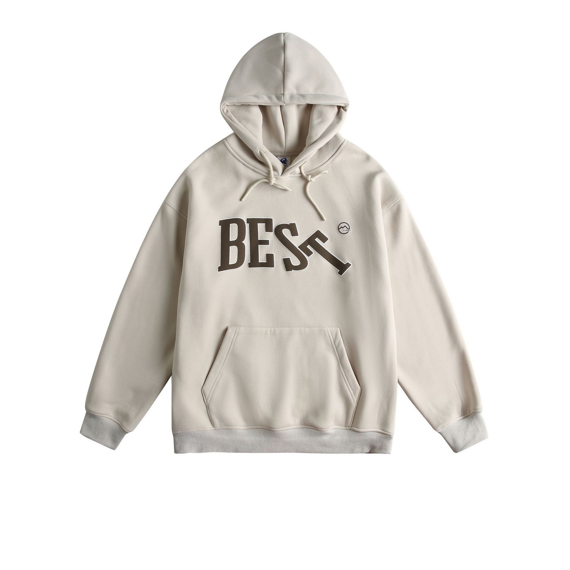 Loose Fit Cotton Blend Hood Graphic Sweatshirt