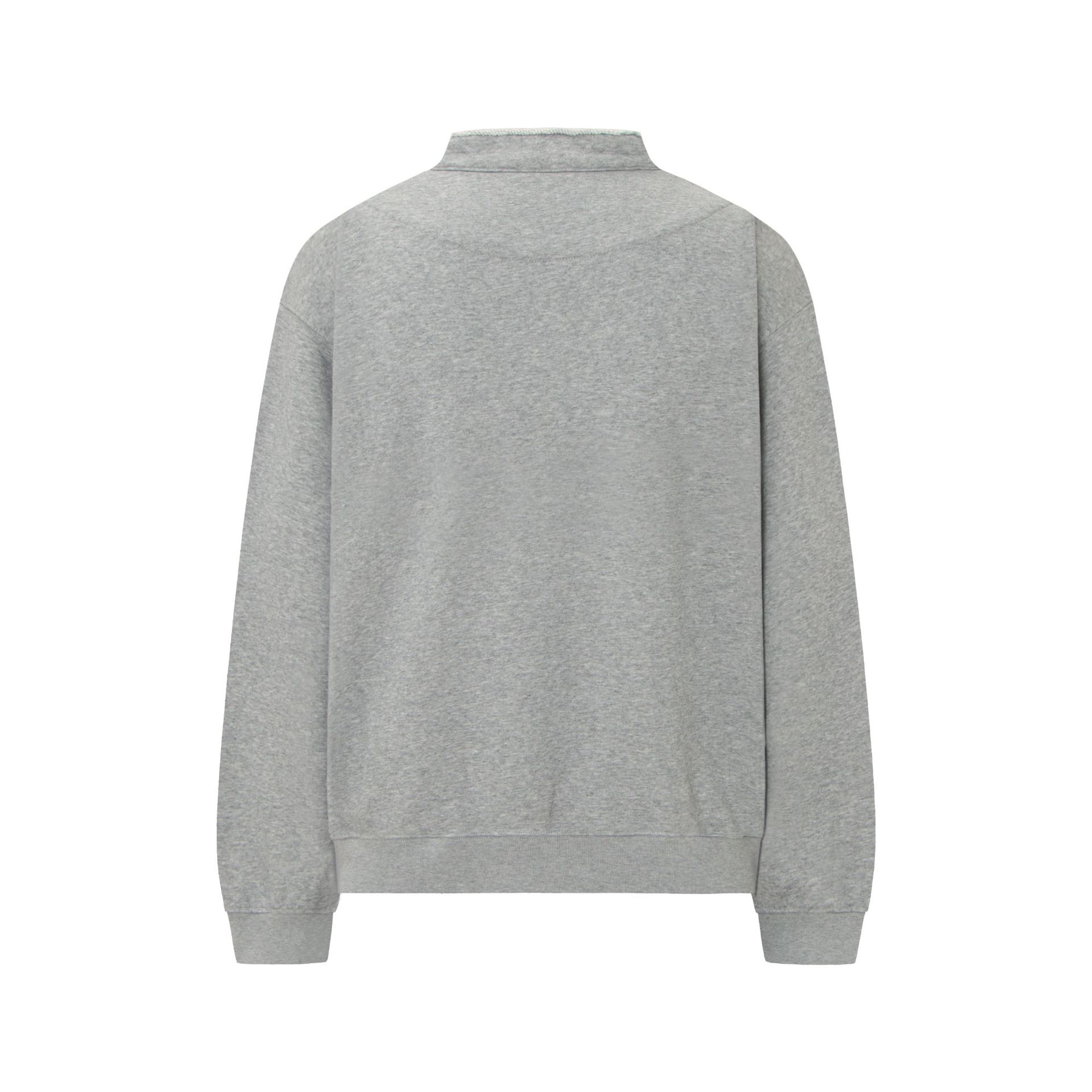 Oversized Faded Cotton Zip Hoodie