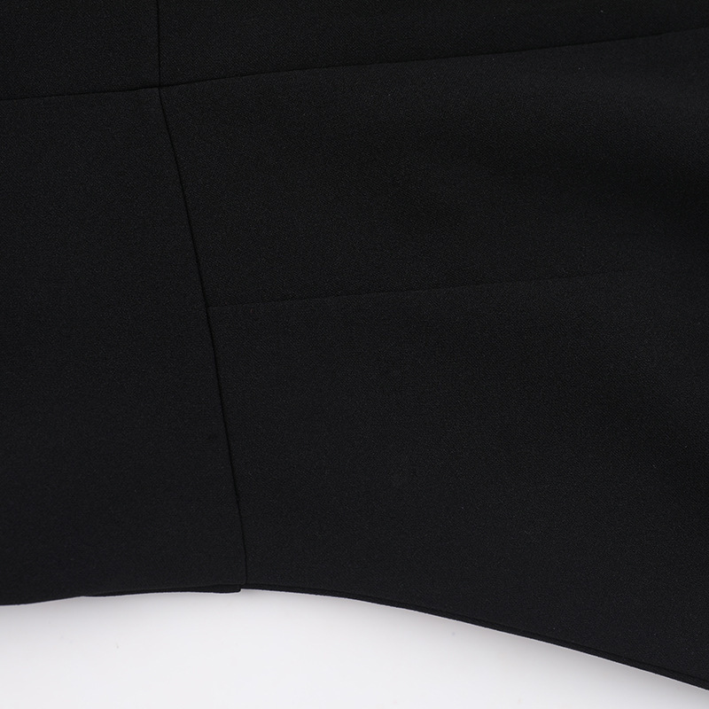 High Waist Single-Strap Long Sleeve Polyester Mini Dress