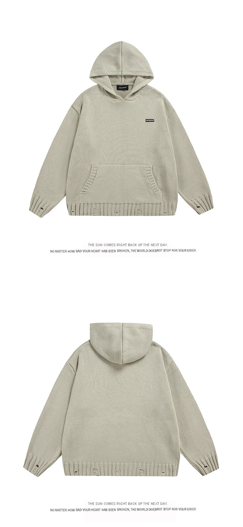 Japanese Workwear Hood Sweater