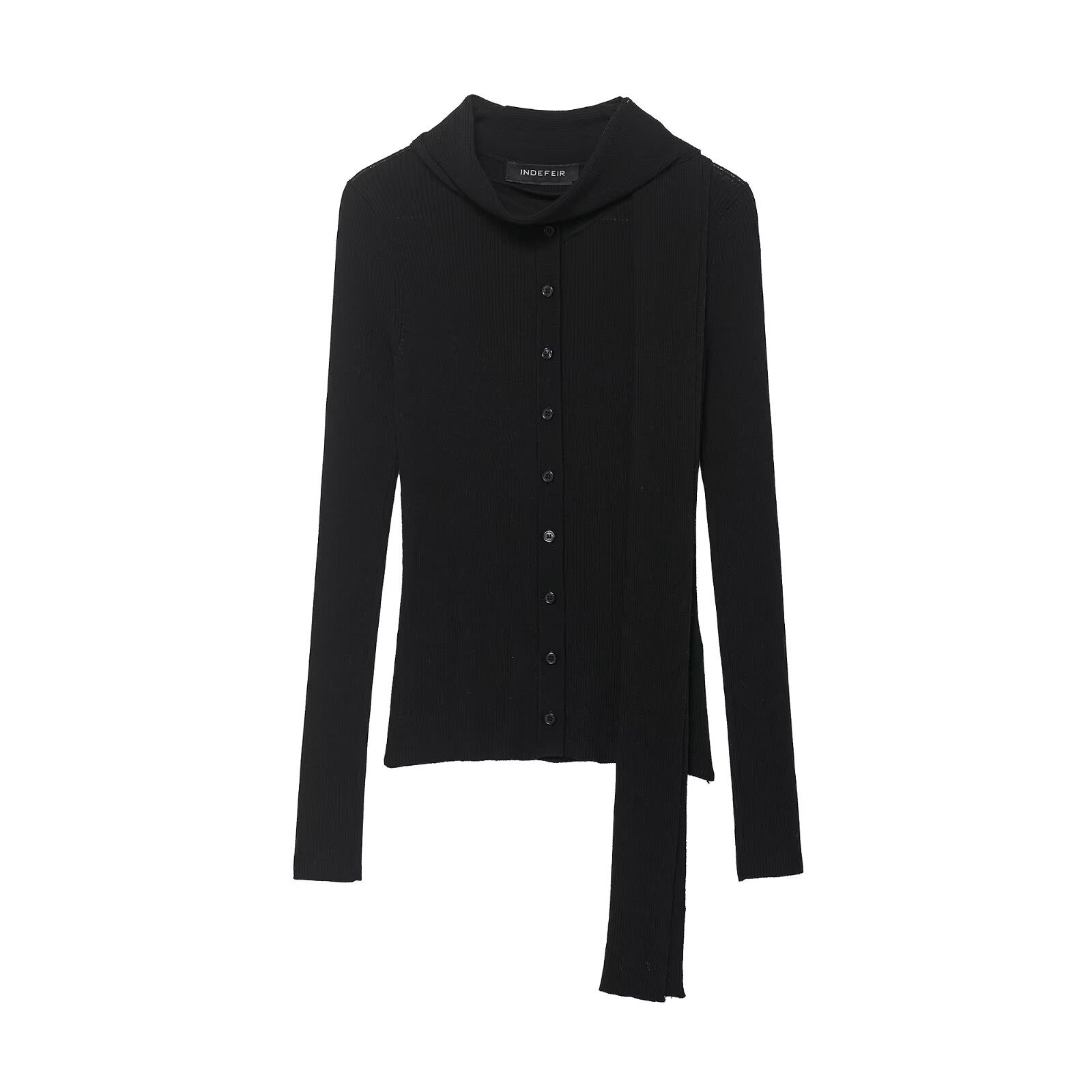 European Style Polyester Wrap Knit Jacket