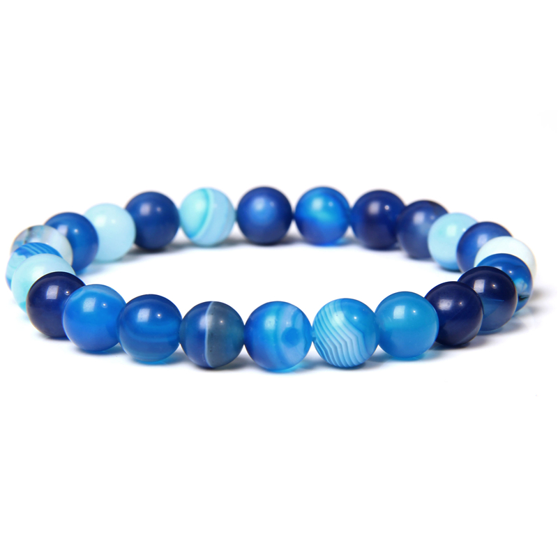 Natural Healing Energy Polished 8 mm Bracelet FD4114FD4115FD4116FD4117