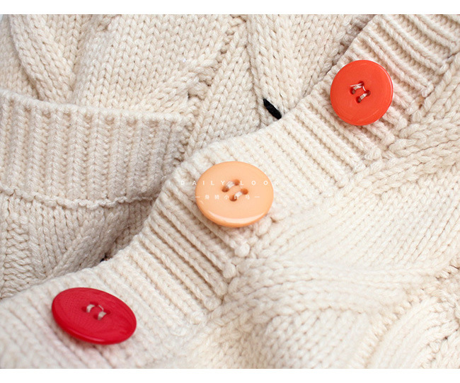 Polyester Open Front Cardigan Outerwear
