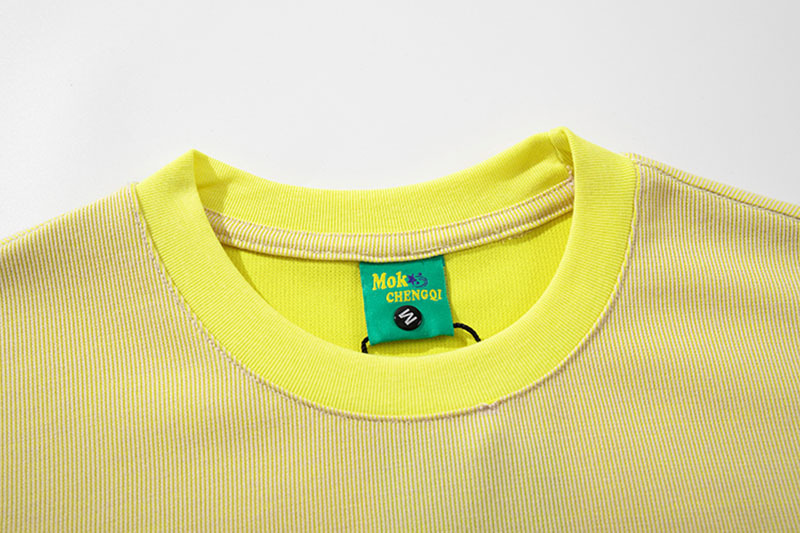 High Street Cotton Monogram Oversized Crewneck Tee