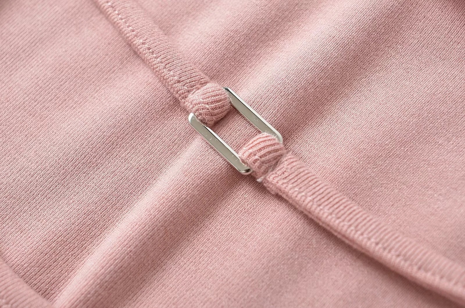 Wide Scoop Long Sleeve Cotton Top
